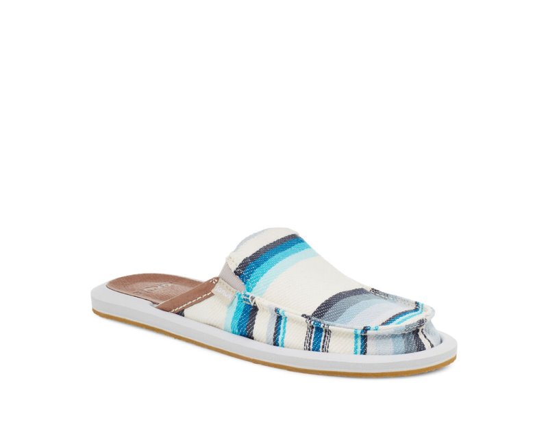 Latest Sanuk Sandals South Africa - Womens You Got My Back Blanket  Sustainable Slip On Blue